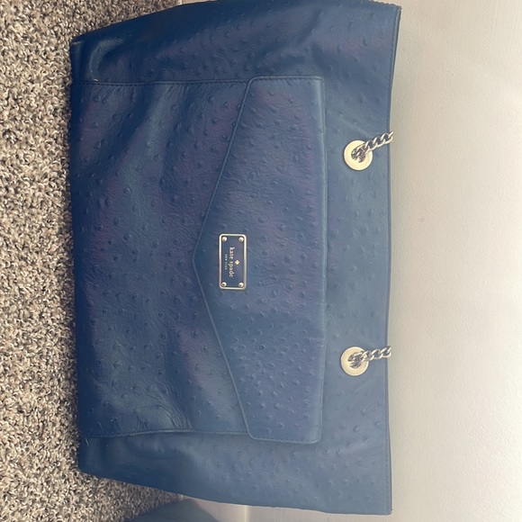 Kate Spade Tote. French navy. Used - Picture 6 of 8